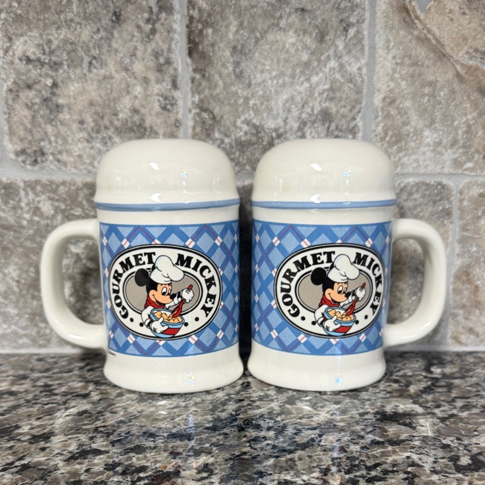 Vintage Gourmet Mickey salt and paper shaker set